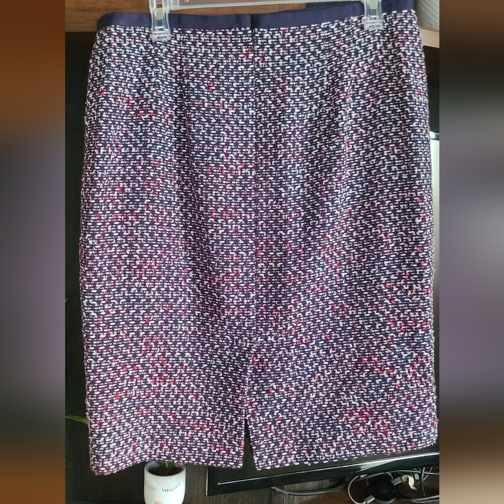 Talbots Tweed Pencil Skirt - Black and Pink - Picture 2 of 3